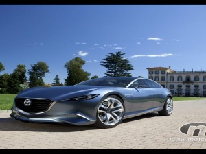 Mazda Shinari Concept blue 2010 luxury car